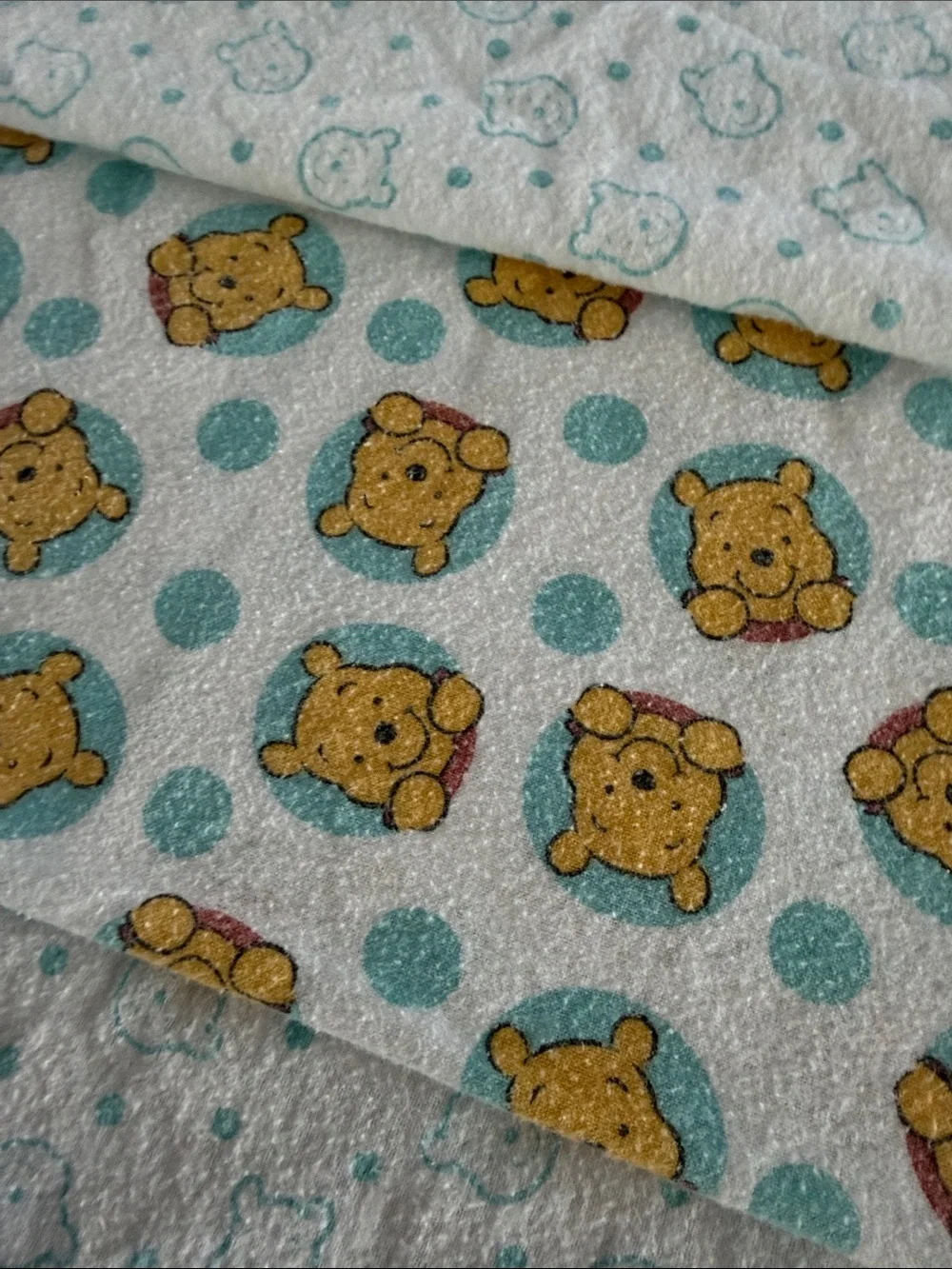 Disney Baby Winnie the Pooh Baby Burp or Swaddling Cloths- Set of 3